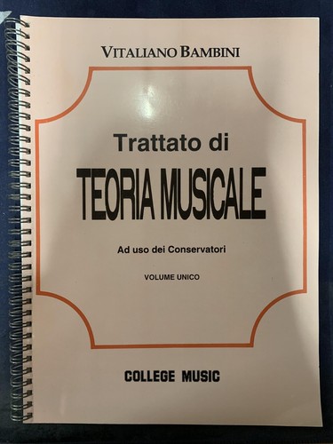 Trattato teoria musicale ad - musicale,