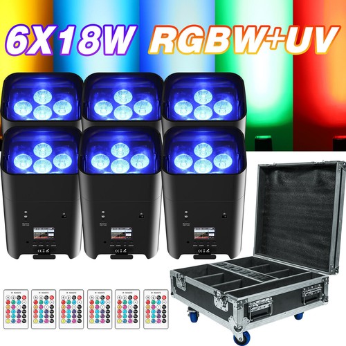 6pcs batteria 108w led - 108w, par