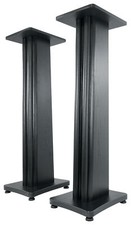 (2) Rockville SS36B supporti altoparlanti 36" venatura legno nero adatti per SVS PRIME SATELLITE