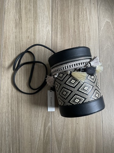 Borsa cilindro nera - borsa,