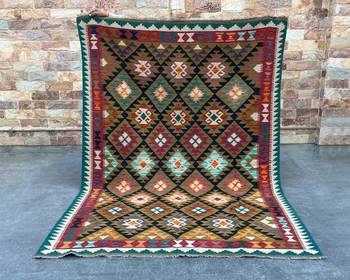 Tappeto kilim dhurrie - in, lana