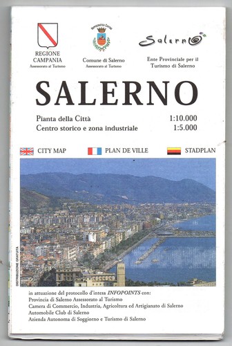Salerno pianta della - ,