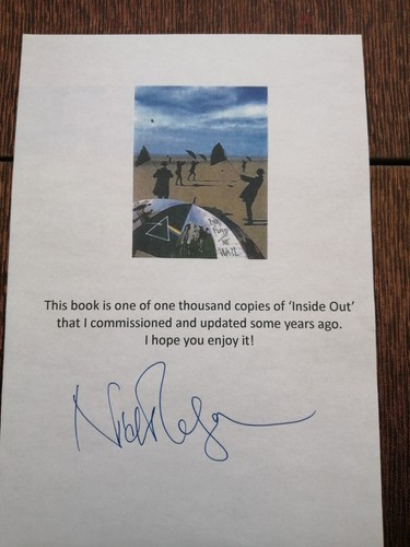 Nick mason hand signed - mason,
