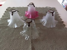 Paralumi Antichi, In Vetro Soffiato, Primo '900.