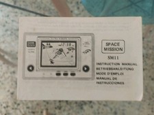 ISTRUZIONI per Vintage Space Mission LCD Game 1982