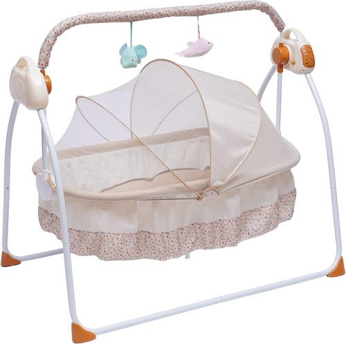 Culla dondolo beige - dondolo,