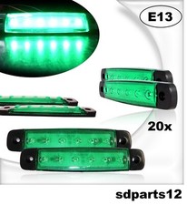 20 Pz 24 Volt 6 LED Luce