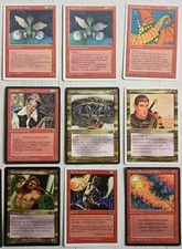 lotto di 24 carte di "magic