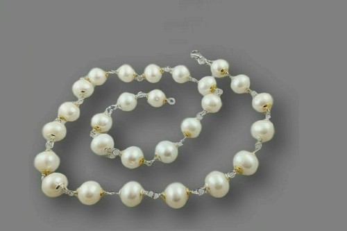 Collana donna perle vere - da,