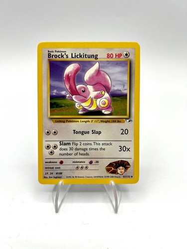 Carta pokemon brock - carta, brock's