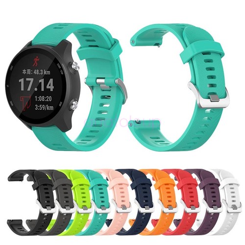 20mm silicone sport watch band - silicone,