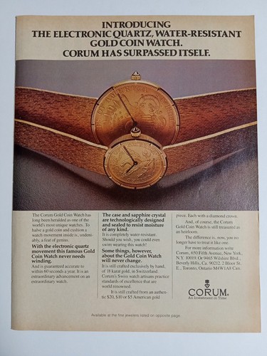 Orologio corum gold coin - corum,