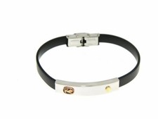 Bracciale zodiaco LEONE braccialetto regolabile segno zodiacale laminato oro