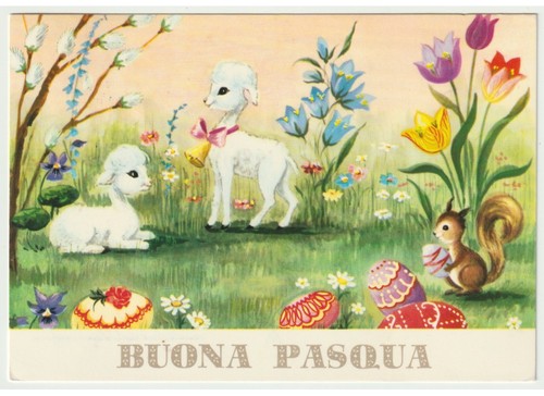 1970 cartolina vintage buona - vintage,