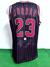 BASKET NBA SHIRT JERSEY CHICAGO BULLS JORDAN AUTOGRAFATA VINTAGE CAMISETA COA