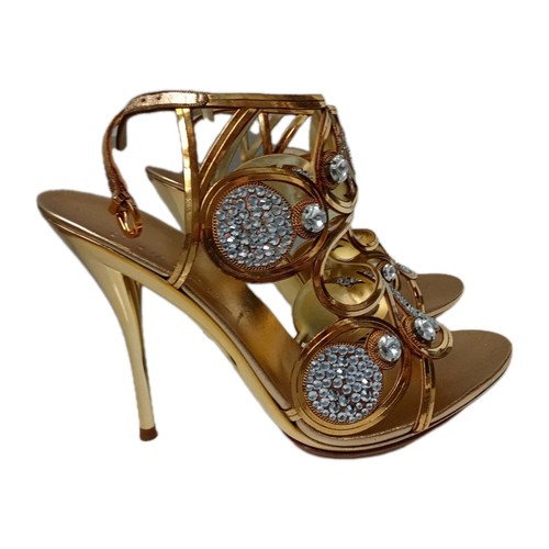 Sandali casadei tono oro con - oro,