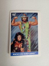 FIGURINA WORLD WRESTLING FEDERATION EUROFLASH 1991 MACHO KING RANDY SAVAGE n 103