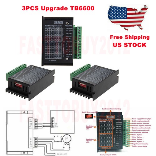 3pcs cnc monoasse - 3pcs, tb6600