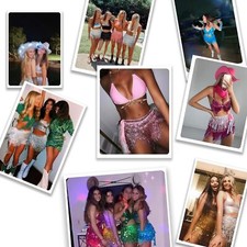 Gonna avvolgente paillettes