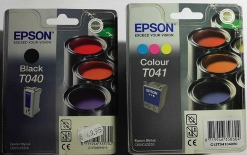 Set inchiostri epson t040 t041 - inchiostri,