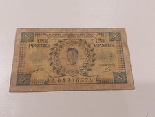 Indocina Francese 1 Piastre 1953 = 1 banconota emissione Kip Laos rara vecchia banconota vintage