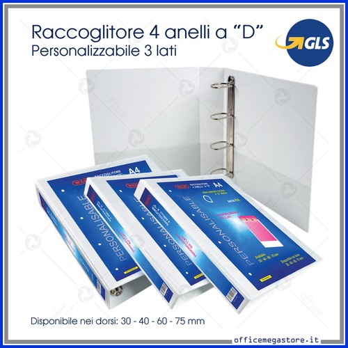 Raccoglitore anelli a4 - anelli,