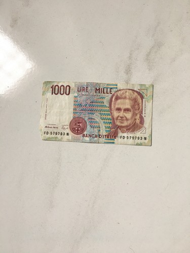 Banconota mille 1000 - banconota, lire