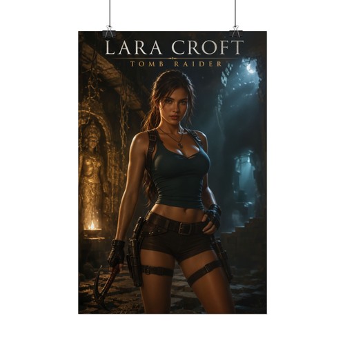 Lara croft poster tomb - lara,