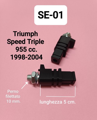 Coppia supporti gomma - in,