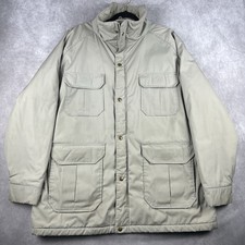 Cappotto da montagna vintage Woolrich nylon stile parka made in USA taglia XL uomo