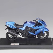 Moto Kawasaki ZX-14R scala 1:18 - Modellino simulazione pressofuso in lega