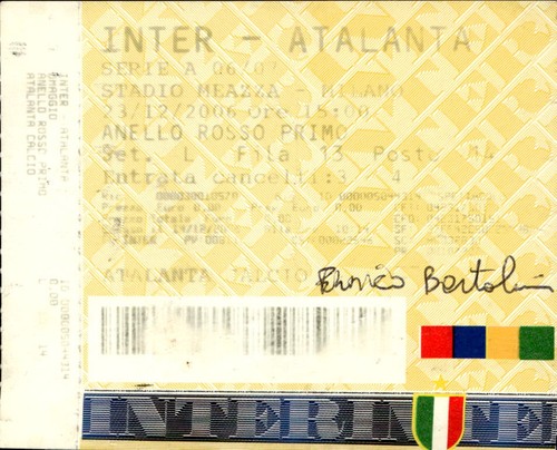 Biglietto stadio inter - biglietto,