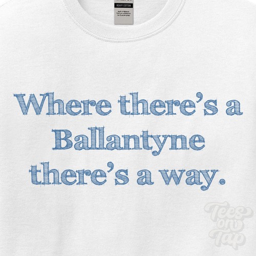 Dove ballantyne there - there's, a