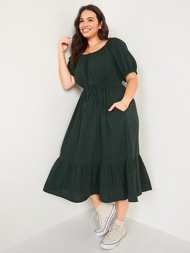 Abito midi old navy manica - midi,