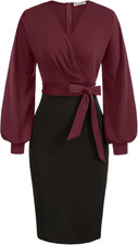 Vestito Donna Elegante Bodycon