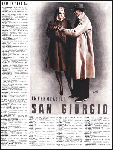 Pubblicita 1940 impermeabili - pubblicita',