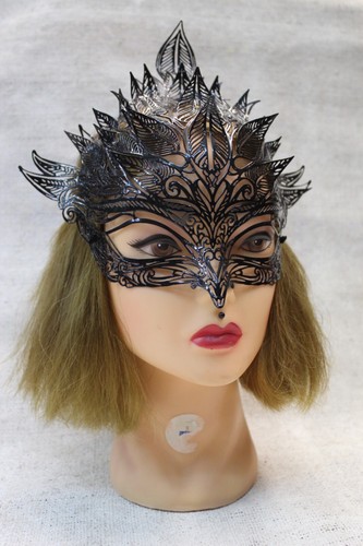Maschera veneziana metallo - in, metallo/