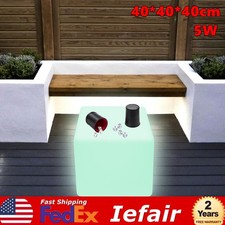 Sgabello 16" Cubo LED Luce