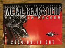Poster promozionale Metal Gear Solid The Twin Snakes GameCube B2