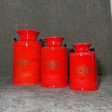🧱VTG Red Ceramic Kitchen
