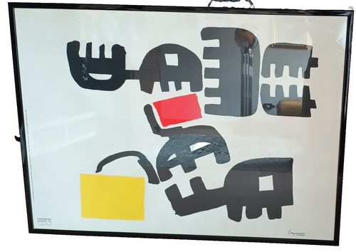 Capogrossi serigrafia - capogrossi,