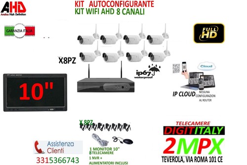 Kit videosorveglianza wireless - kit,