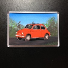 Fiat 500      Clear plastic