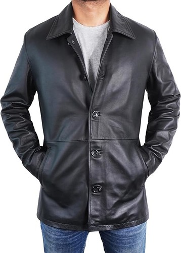 Cappotto uomo classico pelle