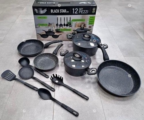 Batteria pentole pezzi - pentole, 12
