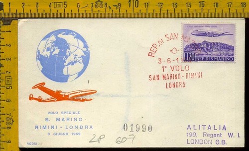 Repubblica posta aerea volo - repubblica,