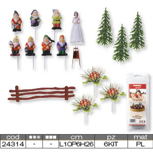 Kit biancaneve nani per - kit, 7