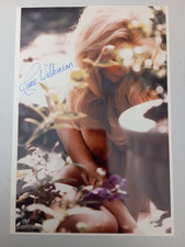 JUNE WILKINSON AUTOGRAFO ORIGINALE STUPENDA FOTO 17x25cm SIGNED ATTRICE MODELLA