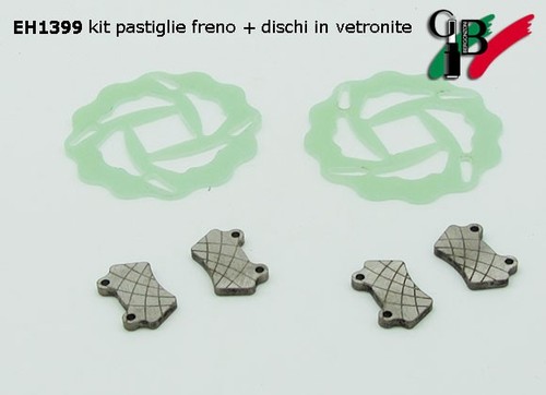 Kit pastiglie freno dischi - pastiglie,