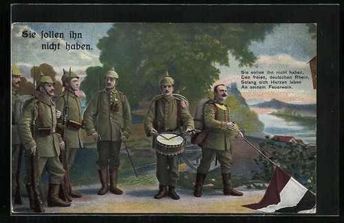 Cartolina soldati fanteria - cartolina, di